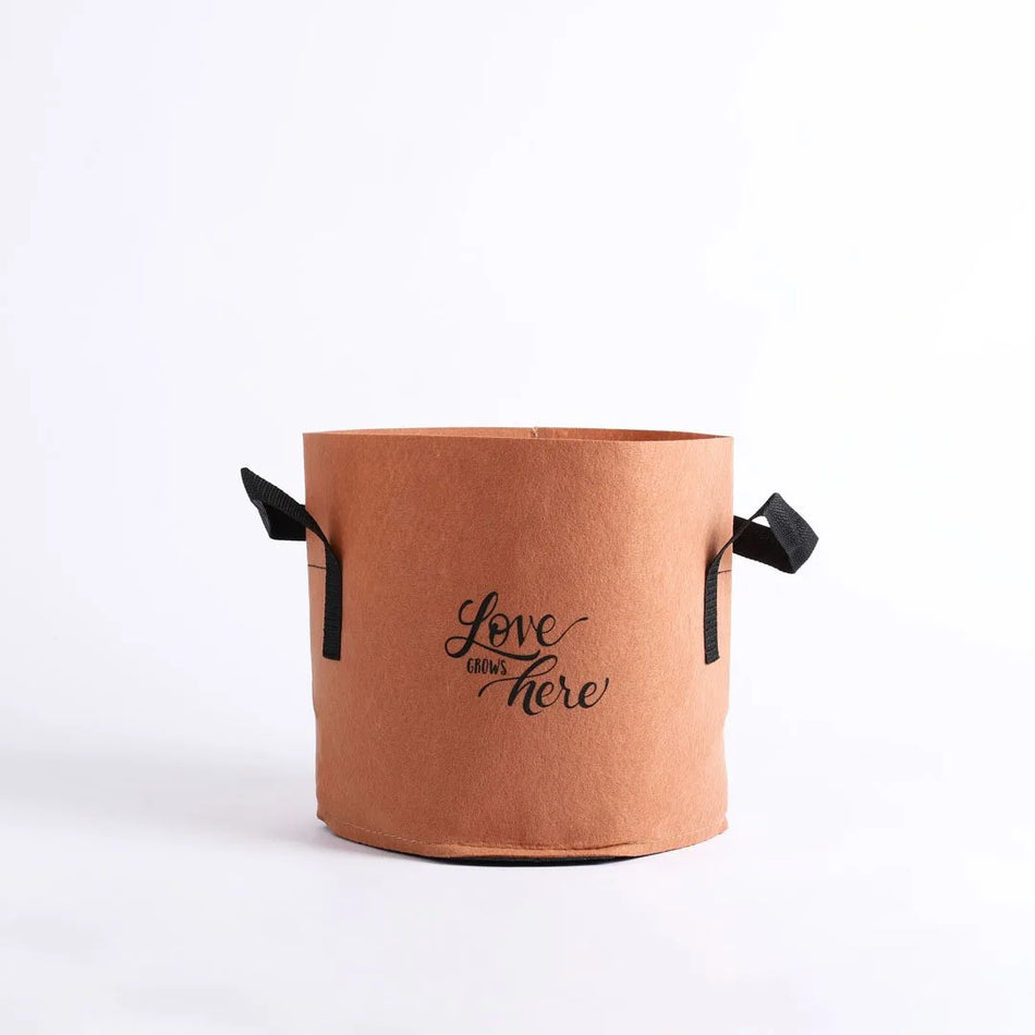 Grow Bag Love Terra Cotta - Handles - 3 Gallon