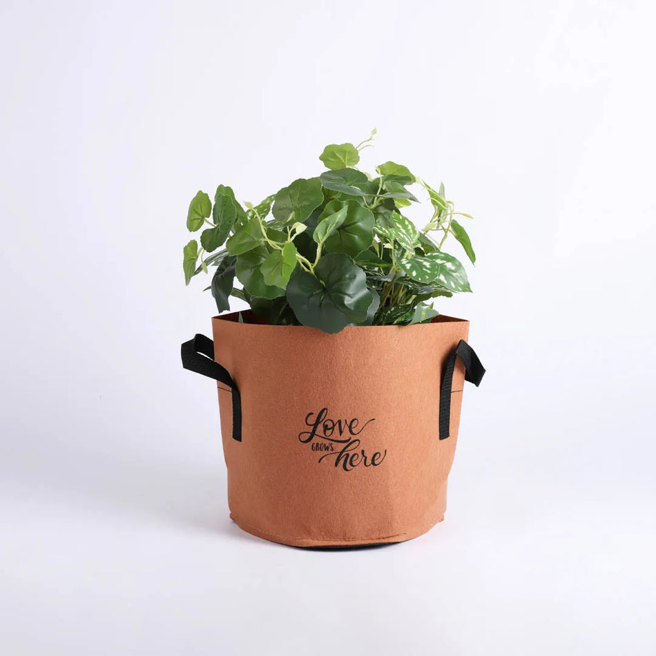 Grow Bag Love Terra Cotta - Handles - 3 Gallon