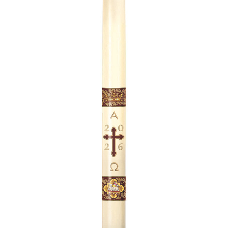 Agnus Dei No. 9 Paschal Candle