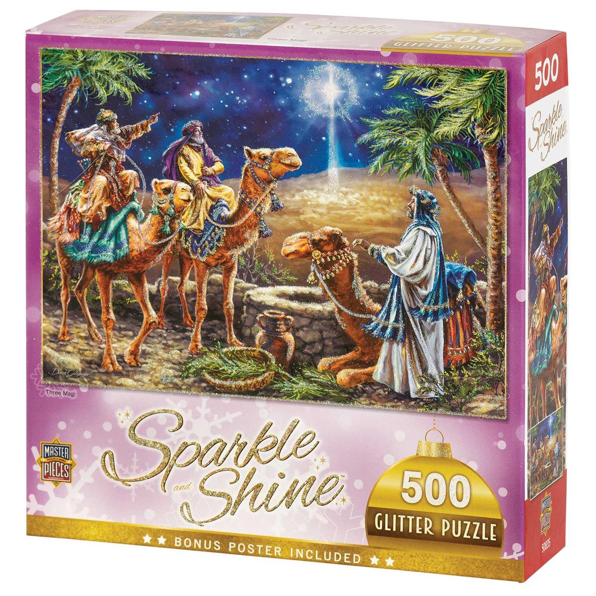 Three Magi Glitter Puzzle 500 Pieces by Dicksons