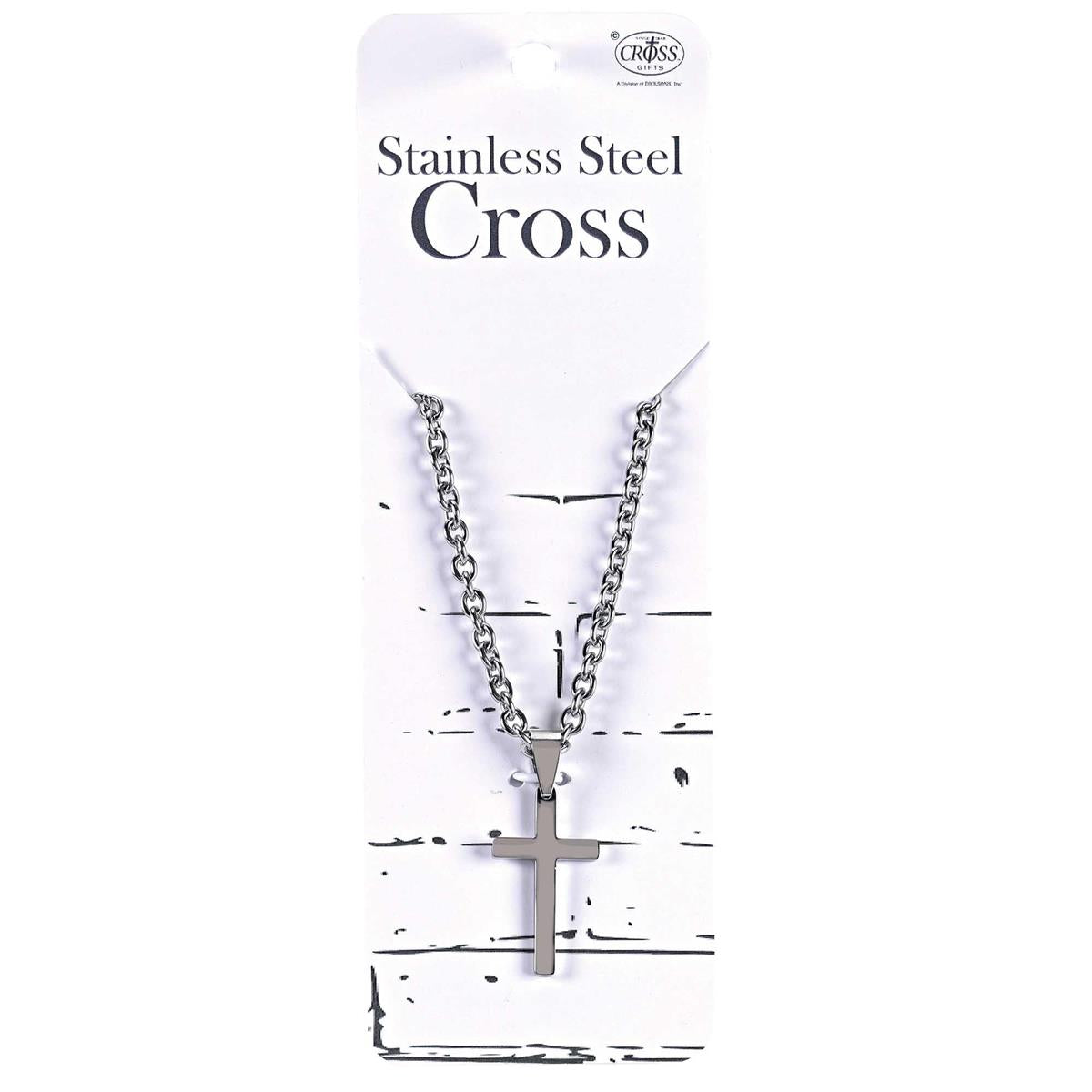 Necklace Boys Thin Box Cross by Dicksons