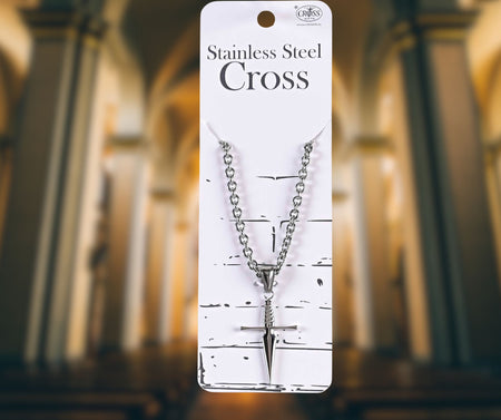 Necklace Boys Sword Cross by Dicksons, product view 3