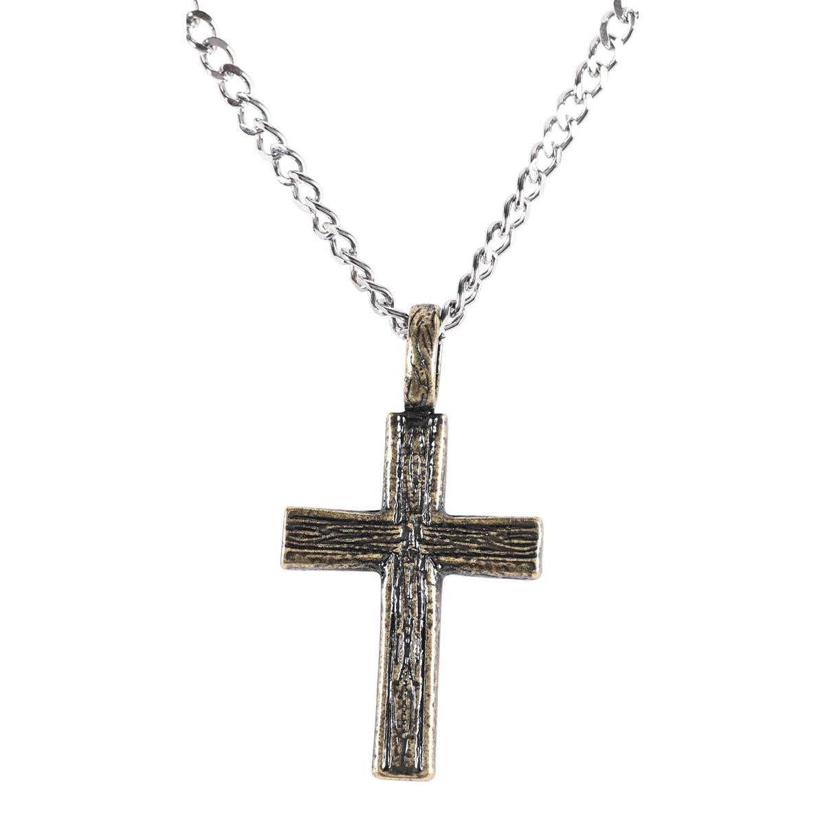 Necklace Pewter Grain Cross by Dicksons