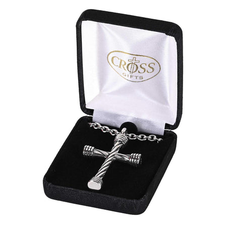 Necklace Stainless Steel Rope Cross by Dicksons, product view 2
