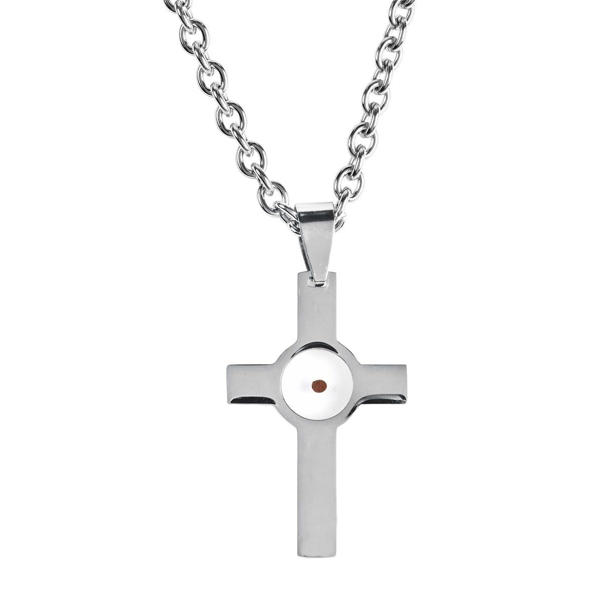 Necklace Box Cross Mustard Seed Mens 24L by Dicksons, product view 2