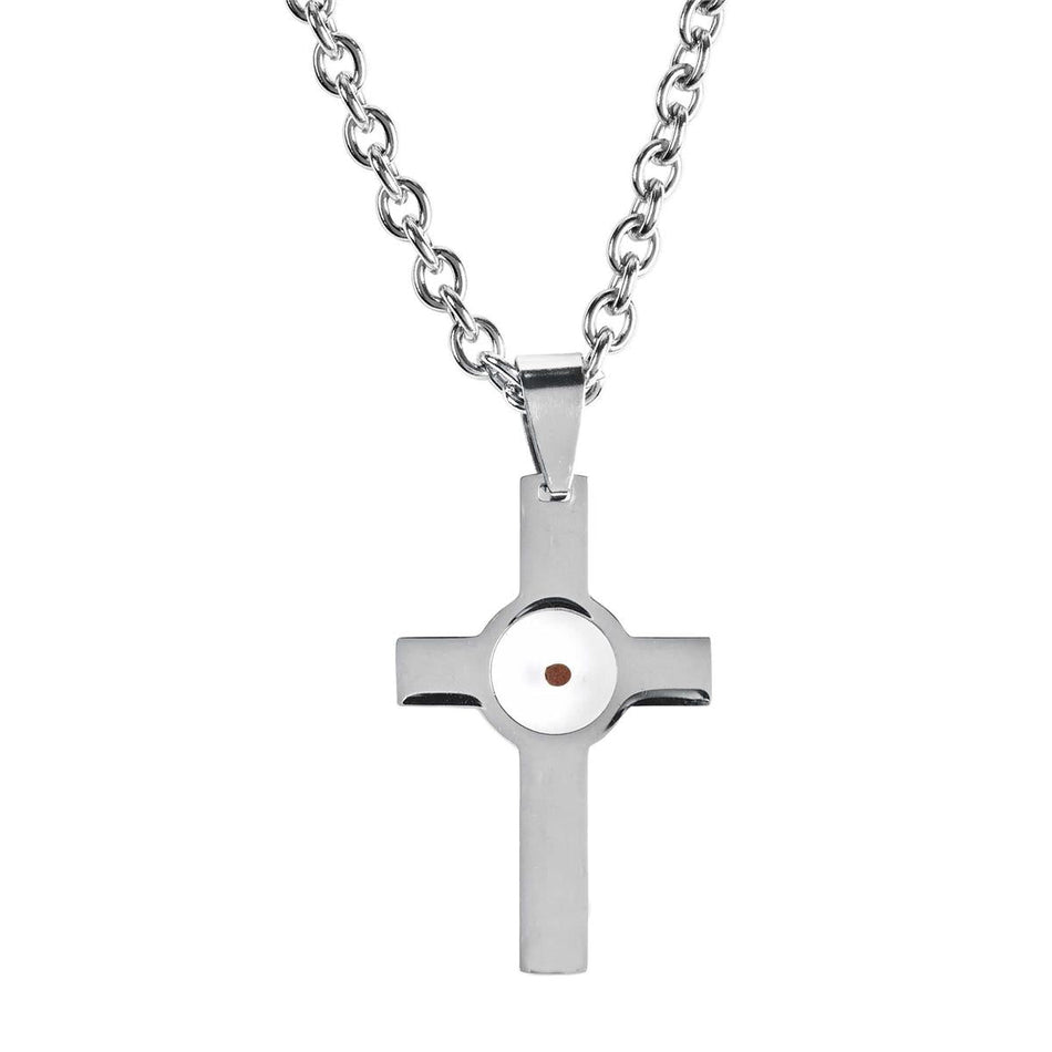 Necklace Box Cross Mustard Seed Mens 24L by Dicksons, product view 2