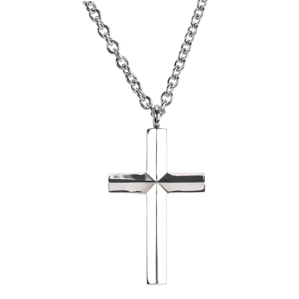 Necklace Bevel Cross Faithful Servant 24 by Dicksons, product view 2