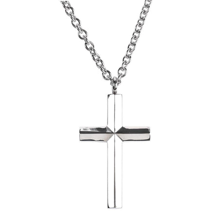 Necklace Bevel Cross Faithful Servant 24 by Dicksons, product view 2