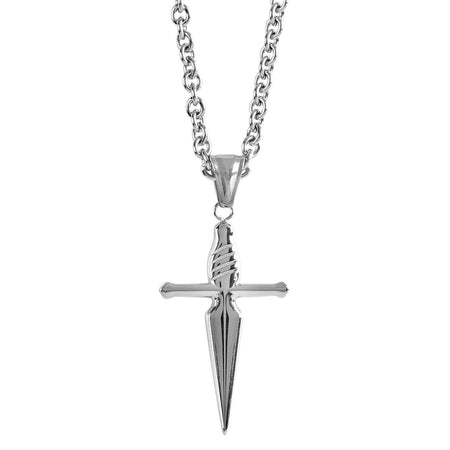 Necklace Full Armor Sword Cross 24L by Dicksons, product view 2