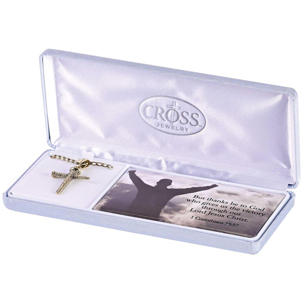 Necklace Victory Nail Cross Thank To God by Dicksons
