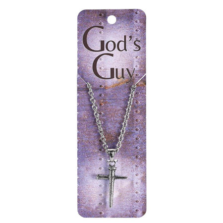Necklace Gods Guy Nail Cross by Dicksons