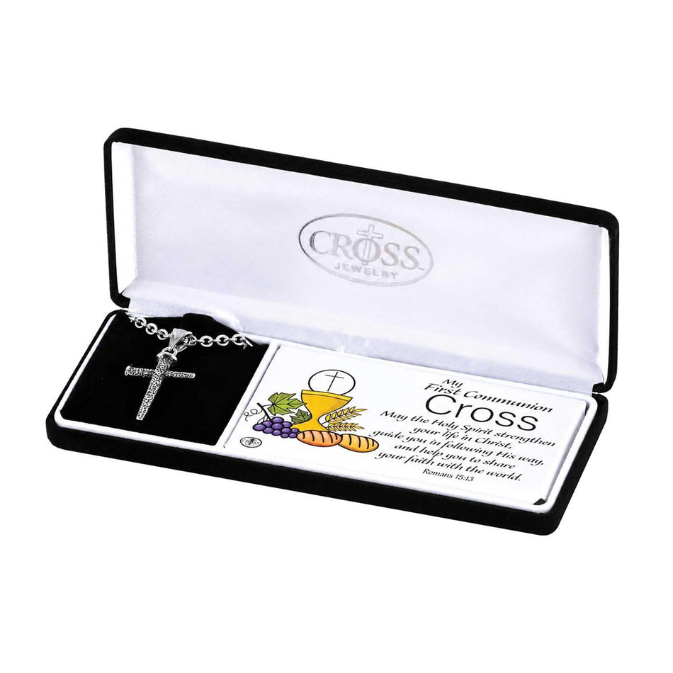 Necklace First Communion Nail Cross 18L by Dicksons