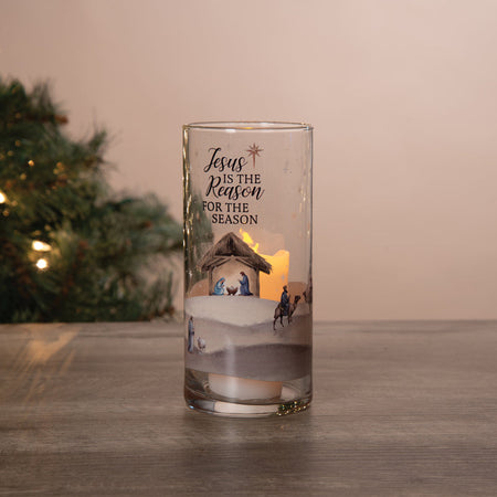 "Nativity" Hurricane Candle by Anchor Christian Distributors