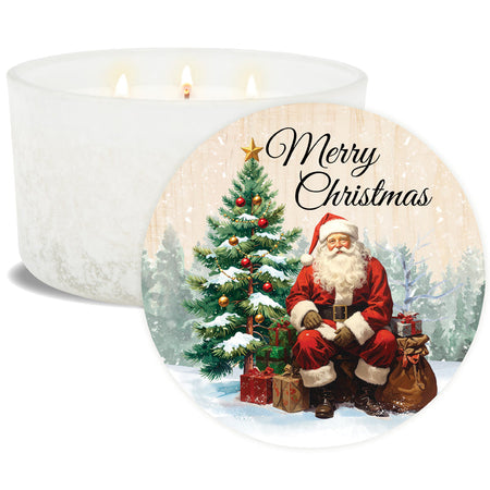 "Merry Christmas" 3-Wick Candle by Anchor Christian Distributors