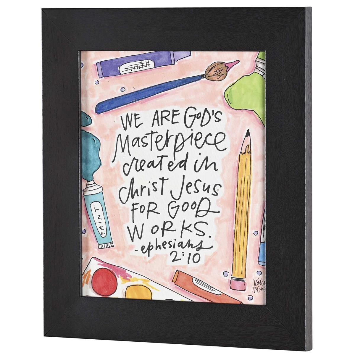 Masterpiece Created For Good Works Encouraging Black Woodgrain 10 x 12 Wood by Dicksons