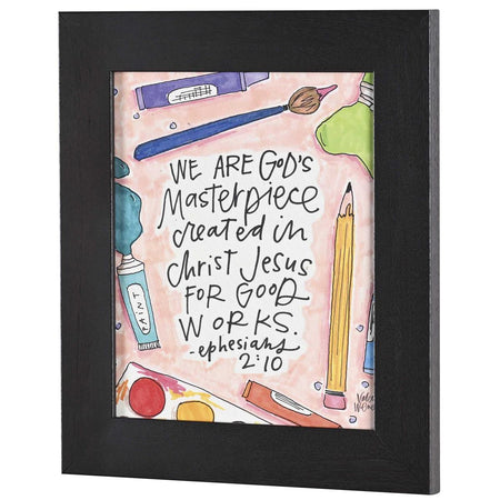 Masterpiece Created For Good Works Encouraging Black Woodgrain 10 x 12 Wood by Dicksons