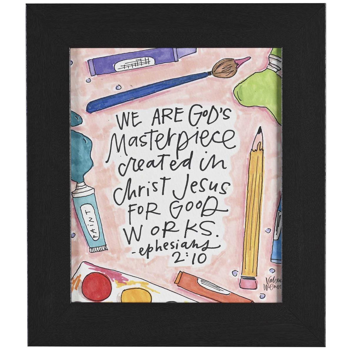 Masterpiece Created For Good Works Encouraging Black Woodgrain 10 x 12 Wood by Dicksons, product view 2