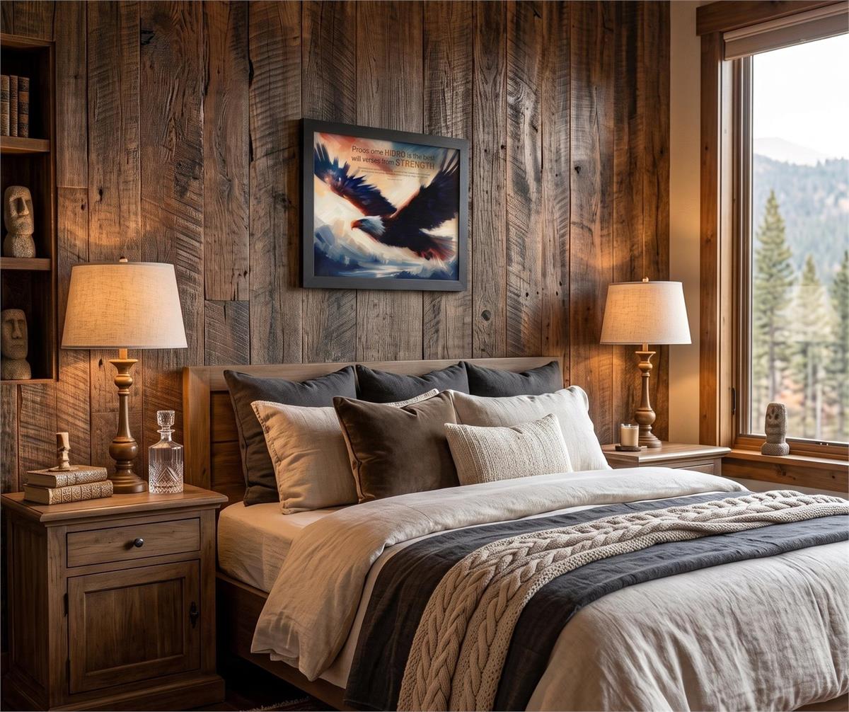 Framed Wall Art Eagle Those Who Hope by Dicksons, product view 9