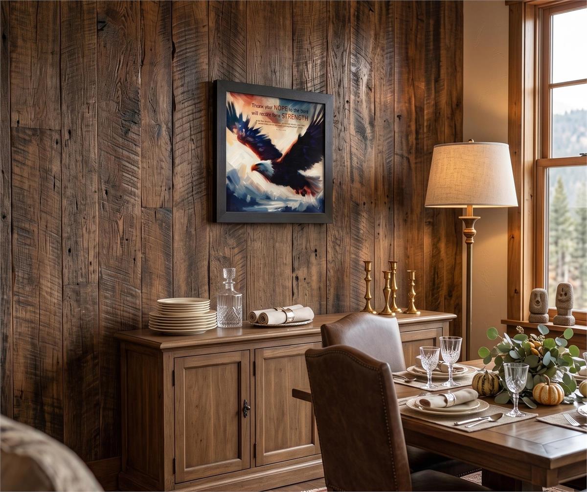 Framed Wall Art Eagle Those Who Hope by Dicksons, product view 8