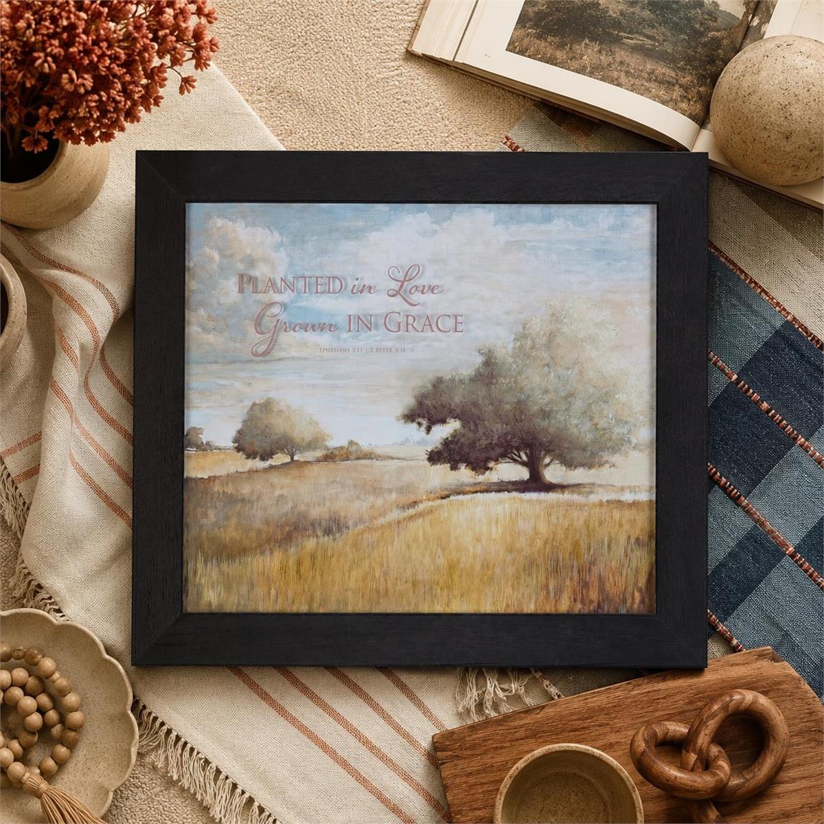 Framed Wall Art Planted Love Grown Grace by Dicksons, product view 5