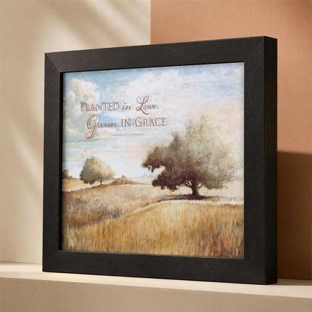 Framed Wall Art Planted Love Grown Grace by Dicksons, product view 6