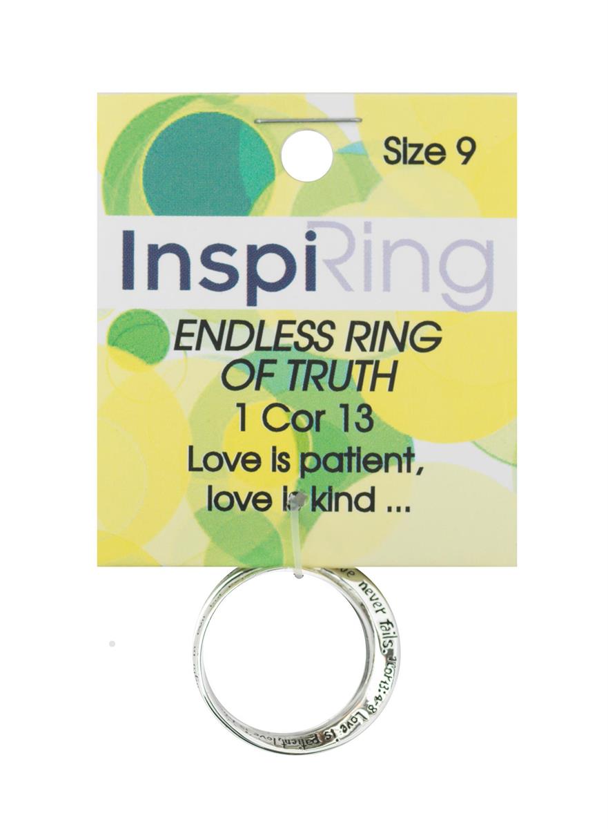 Ring Silver Plated Double Mobius 1COR 13 by Dicksons, product view 8