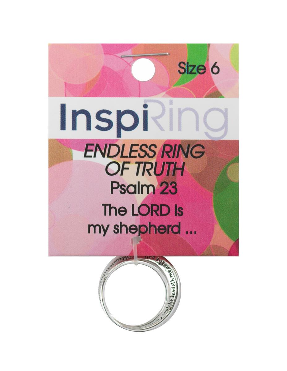 Ring Silver Plated Double Mobius Ps 23 by Dicksons, product view 2
