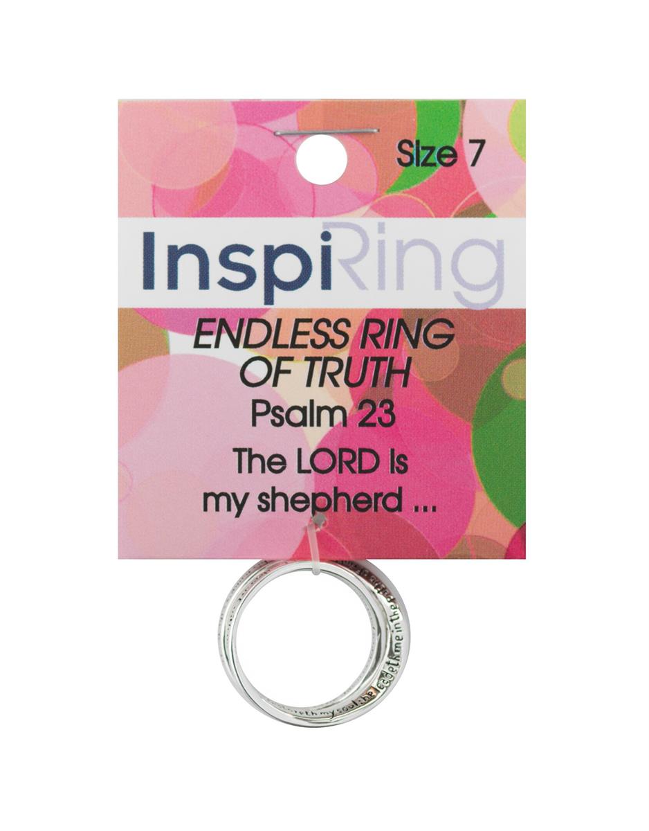 Ring Silver Plated Double Mobius Ps 23 by Dicksons, product view 5