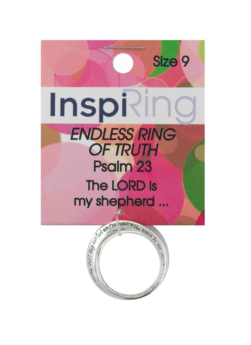 Ring Silver Plated Double Mobius Ps 23 by Dicksons, product view 9