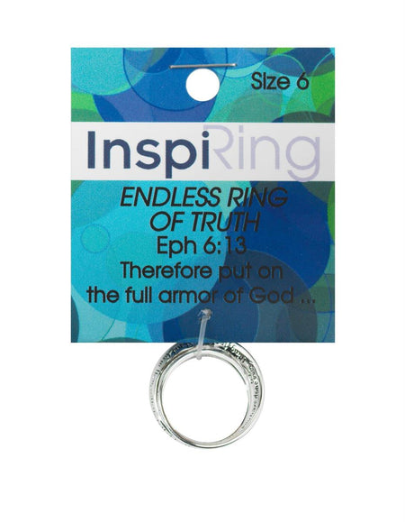 Ring Silver Plated Double Mobius Ep6:13 by Dicksons, product view 2