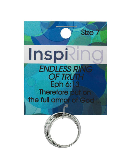 Ring Silver Plated Double Mobius Ep6:13 by Dicksons, product view 5