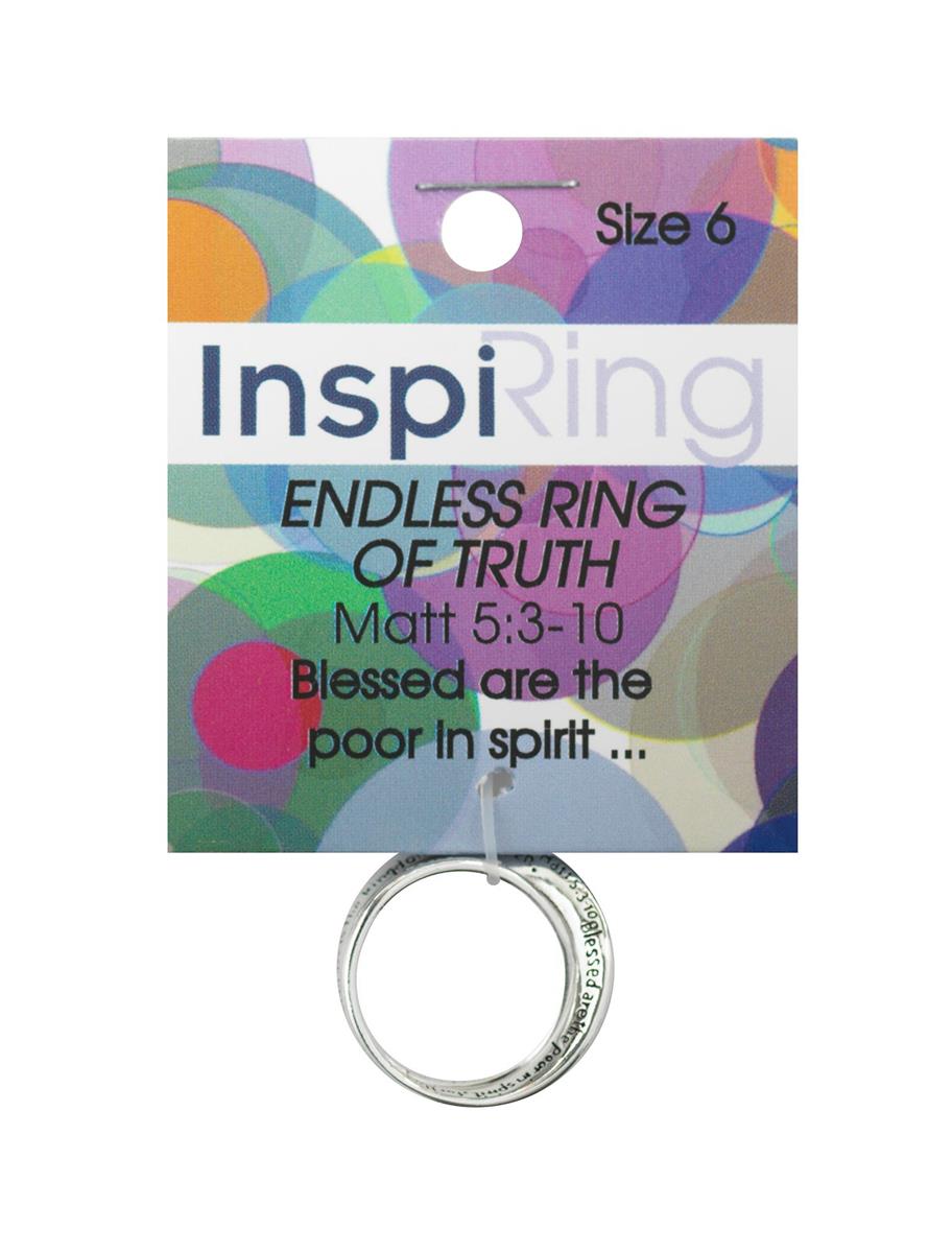 Ring Silver Plated Double Mobius Matt5:3 by Dicksons, product view 2