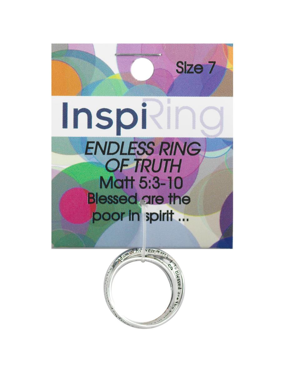 Ring Silver Plated Double Mobius Matt5:3 by Dicksons, product view 5