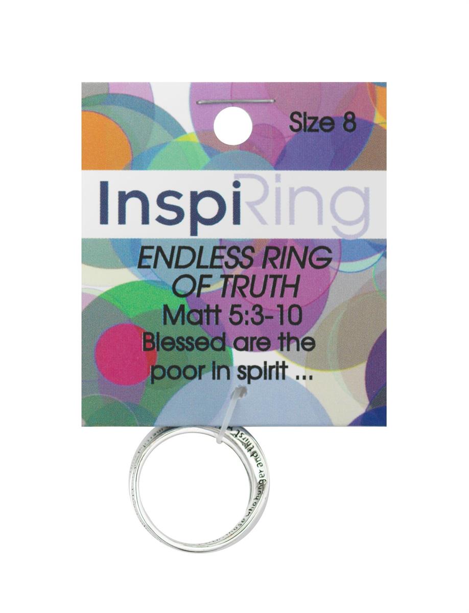 Ring Silver Plated Double Mobius Matt5:3 by Dicksons, product view 7
