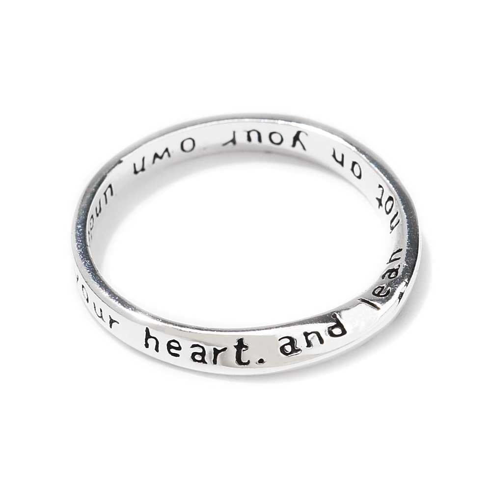 Ring Pr 3:5 Mobius Silver Plated by Dicksons