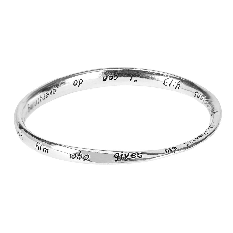 Bracelet Silver Plated Mobius Ph 4:13 by Dicksons