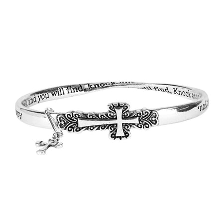 Matt. 7:7 Mobius Bangle Bracelet by Dicksons