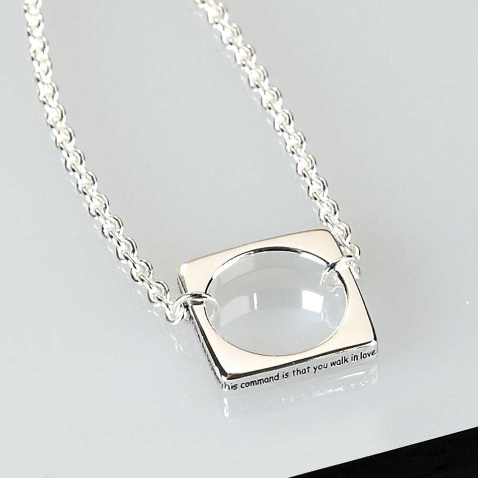 Br-Silver Plated Square Jn 1:1-2-Ring 7.5+1" by Dicksons