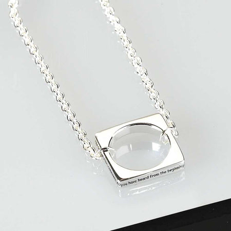 Br-Silver Plated Square Jn 2:1-6-Ring 7.5+1" by Dicksons