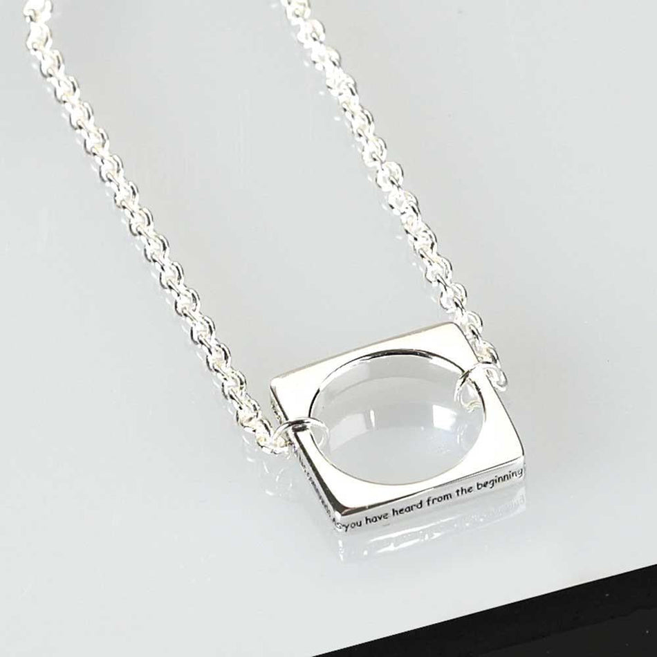 Br-Silver Plated Square Jn 2:1-6-Ring 7.5+1" by Dicksons