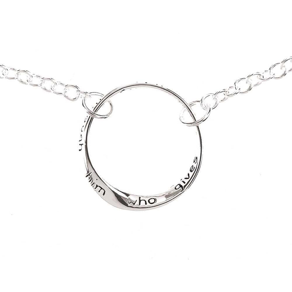 Bracelet Silver Plated Inspiring John13:35 by Dicksons