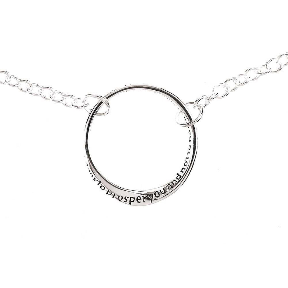 Bracelet Silver Plated Inspiring Prov3:5 by Dicksons