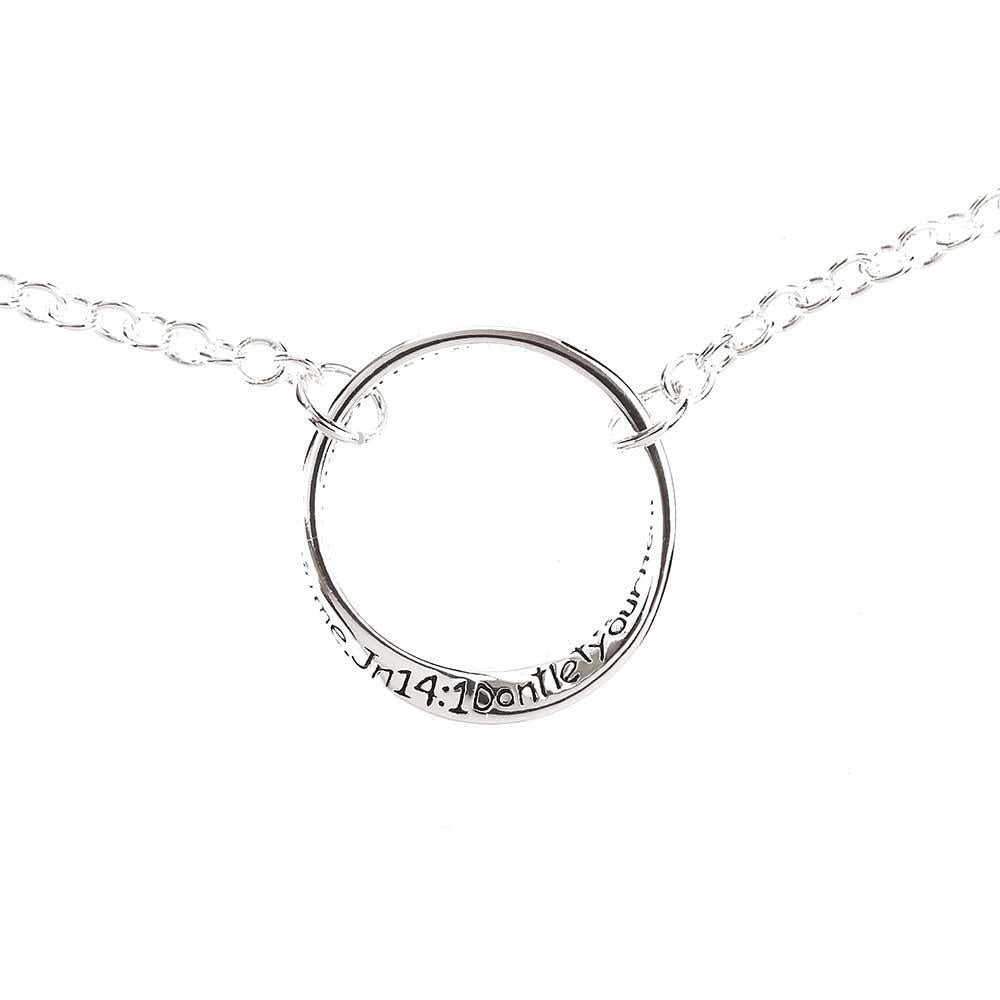 Bracelet Silver Plated Inspir Eph2:8-7.5"+1"ex by Dicksons