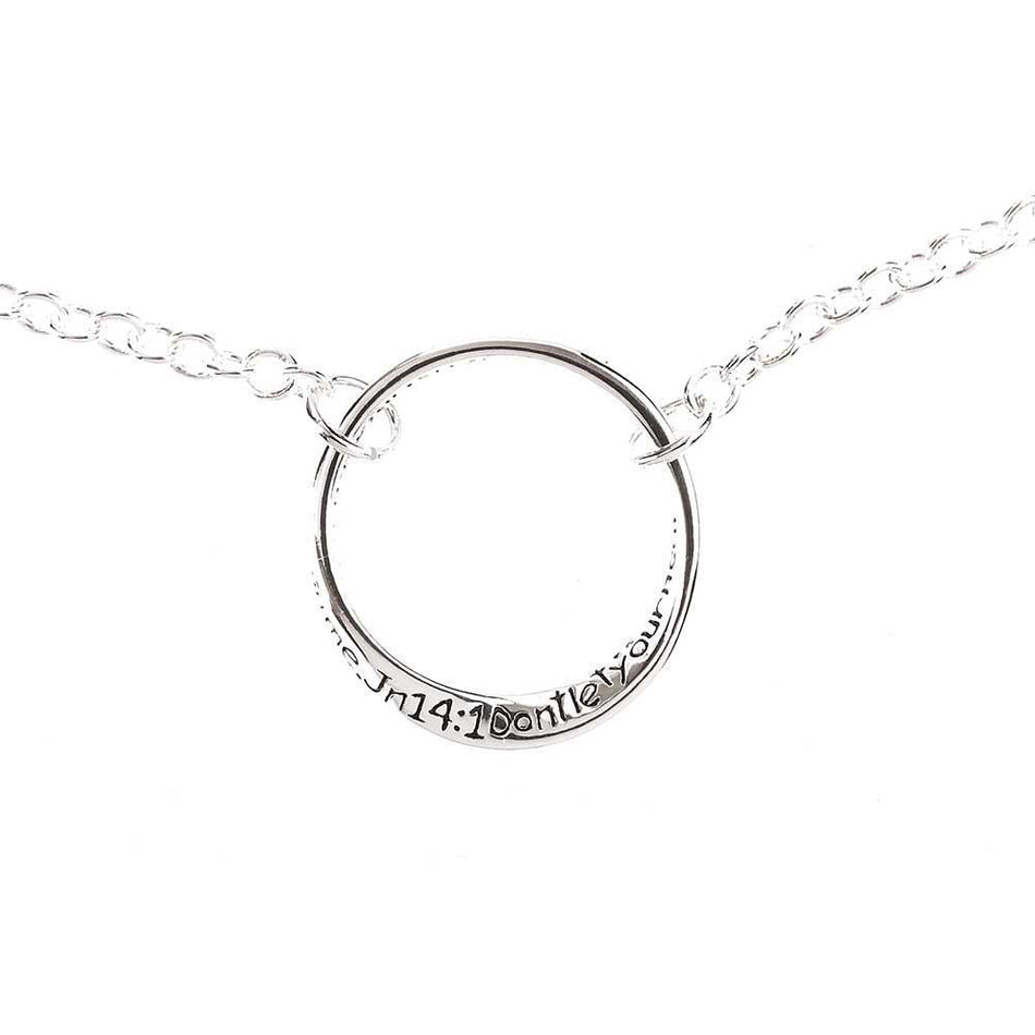 Bracelet Silver Plated Inspir Eph2:8-7.5"+1"ex by Dicksons