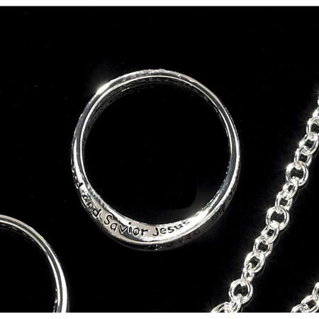 Ring Silver Plated Inspiring-2pet 3:18 by Dicksons, product view 3