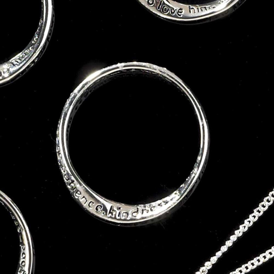 Ring Silver Plated Inspiring-gal5:22 by Dicksons