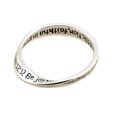 Ring Silver Plated Inspiring-rom12:12 by Dicksons, product view 2