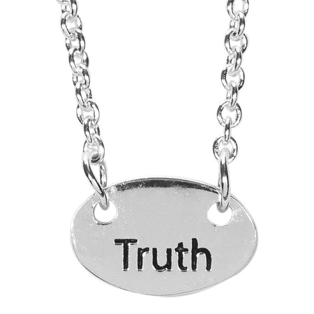 Necklace minis Truth Jn 14:6 Silver Plated 18"CH by Dicksons