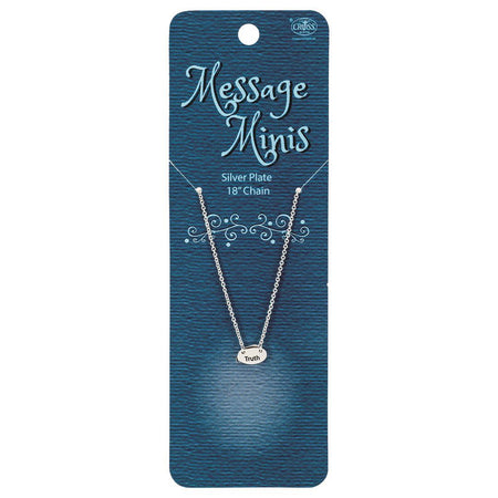 Necklace minis Truth Jn 14:6 Silver Plated 18"CH by Dicksons, product view 2