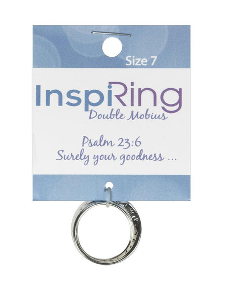 Ring Double Mobius Ps23:6 Silver Plated Size 7 by Dicksons, product view 4